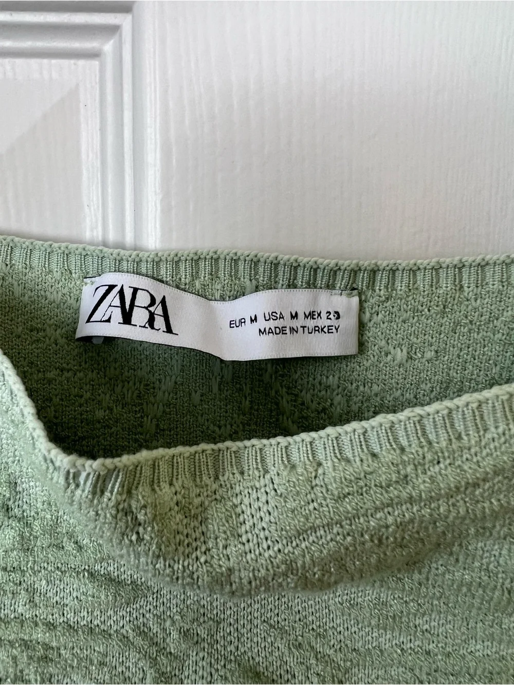 Zara Top Blouse Textured